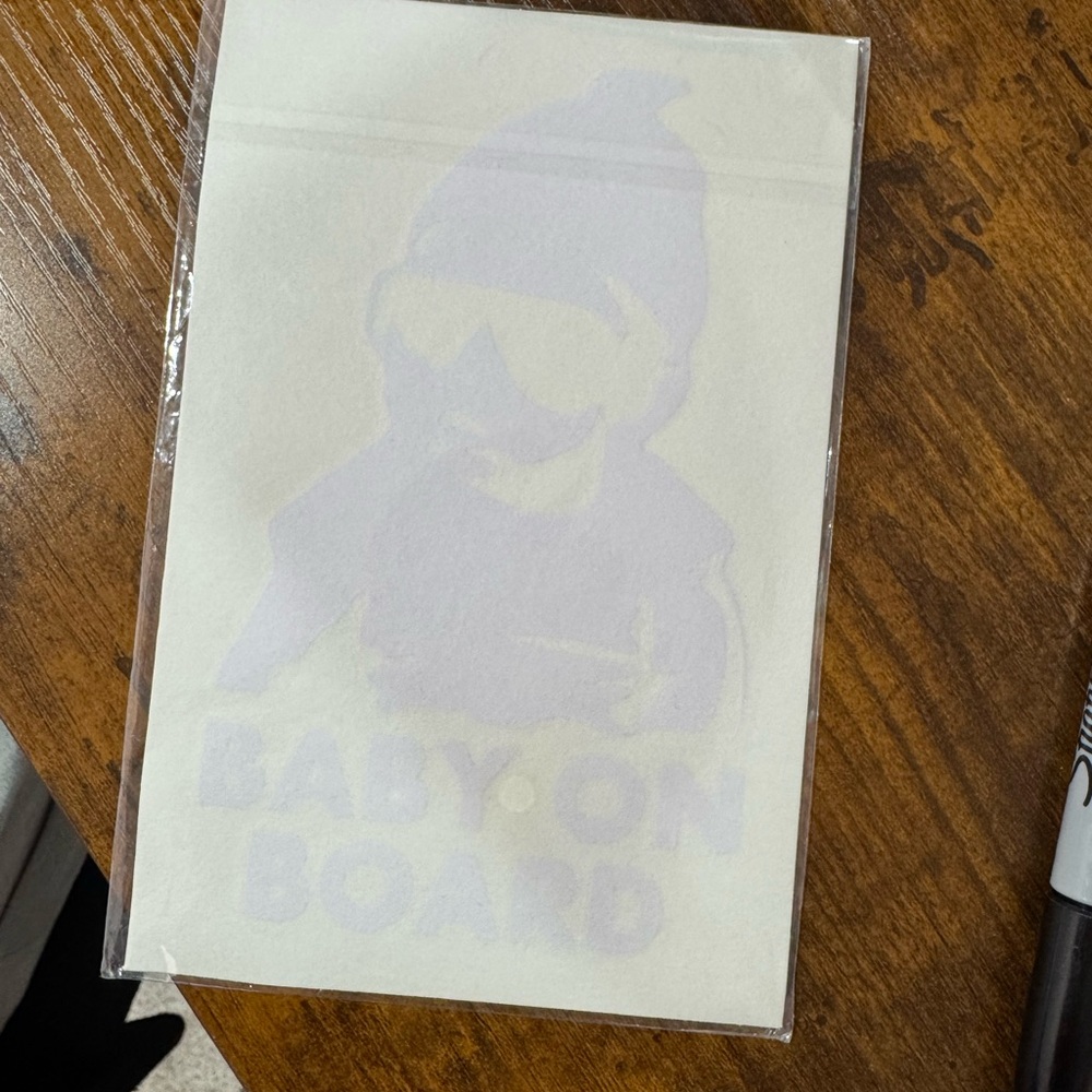Baby Carlos on Board Decal